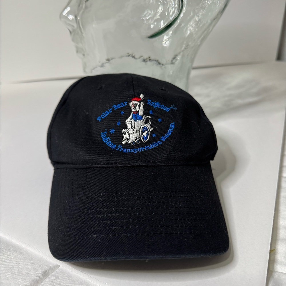 Vintage Black Christmas Polar Express Baseball Cap
